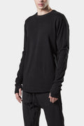 Thom/Krom | Aw24 - Contrast long sleeve t-shirt, Black