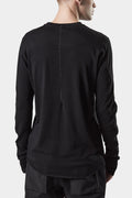 Thom/Krom | Aw24 - Contrast long sleeve t-shirt, Black