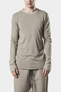 Thom/Krom | Aw24 - Contrast long sleeve t-shirt, Grey