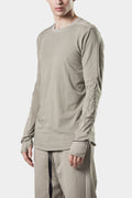 Thom/Krom | Aw24 - Contrast long sleeve t-shirt, Grey