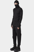 Thom/Krom | AW24 - Balaclava hooded long sleeve tee