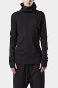 Thom/Krom | AW24 - Balaclava hooded long sleeve tee