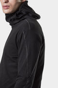 Thom/Krom | AW24 - Balaclava hooded long sleeve tee