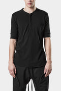 Thom/Krom | AW24 - Henley t-shirt, Black