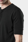 Thom/Krom | AW24 - Henley t-shirt, Black