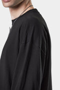 Thom/Krom | AW24 - Oversized long-sleeve T-Shirt, Black