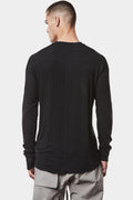 Lightweight long sleeve tee, Black