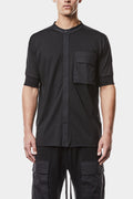 Thom Krom | Mandarin collar short sleeve shirt