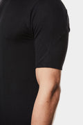 Fitted lightweight tee, Black