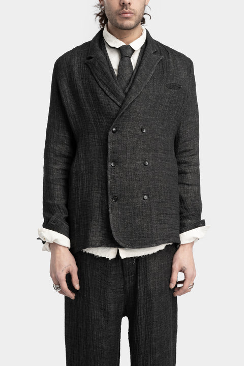 Marc Point | SS25 - Double breasted linen blend blazer