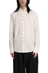 Marc Point | SS26 - Raw cotton shirt, Cream GS80 1031