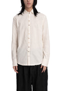 Marc Point | SS26 - Raw cotton shirt, Cream GS80 1031
