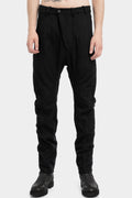 Masnada | AW25 - Buckled back wool blend pants M3514