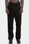 Masnada | AW25 - Oversized wool flannel pants, Palude brown M3561