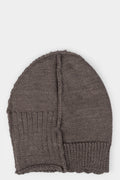 Masnada | AW25 - Patchwork knit beanie, Fango M35A08