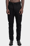 Masnada | AW25 - Buckled back wool blend pants, M3514