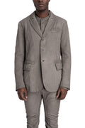 Masnada | SS26 - Single Back Vent Jacket, Nimbus Grey M3650