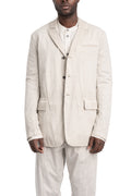 Masnada | SS26 - Single Back Vent Jacket, Off White M3680