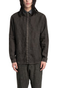 Never Enough | SS26 - Woven Lightweight Linen Shirt, Shade Grey MSL009