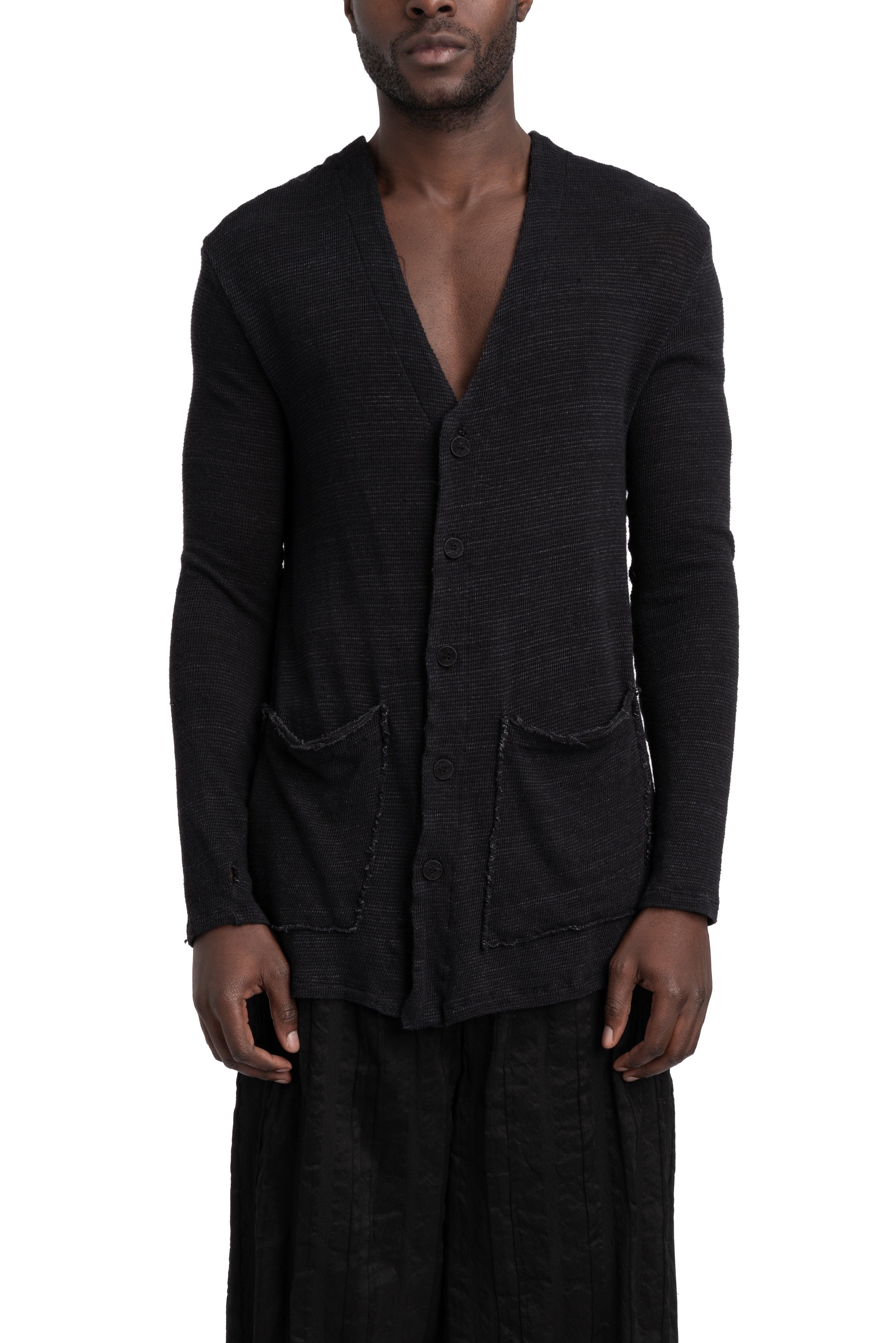 NostraSantissima | SS26 - Linen knit cardigan, M27 – ORIMONO.eu