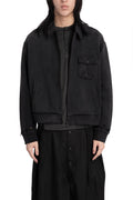 Professor.E | SS26 - Aged Cotton Sweat Coach Jacket, 26SS-PE-JKT-04