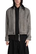 Professor.E | SS26 - Mesh Linen Bomber Jacket, 26SS-PE-JKT-11