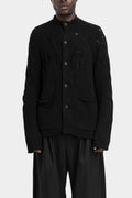 Professor.E | AW25 - Cable knit buttoned cardigan, 25FW-PE-KT-06