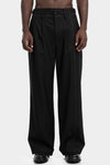 Professor.E | AW25 - Frayed pleats pants, 25FW-PE-TRL-05