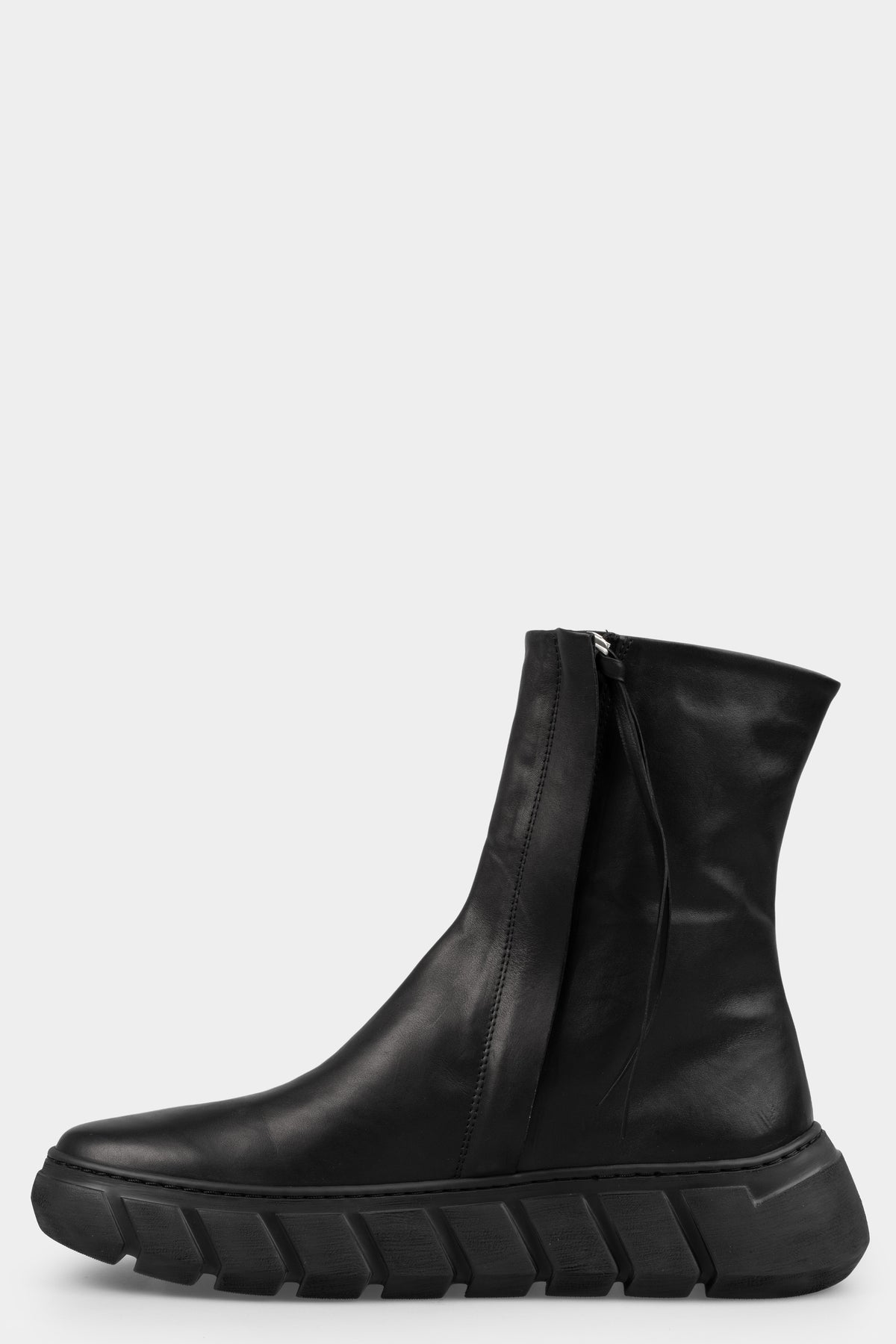 Puro | AW25 - Double zip calf leather sneakers (GREAT HERO)