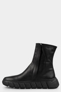 Puro | AW25 - Double zip calf leather sneakers (GREAT HERO)