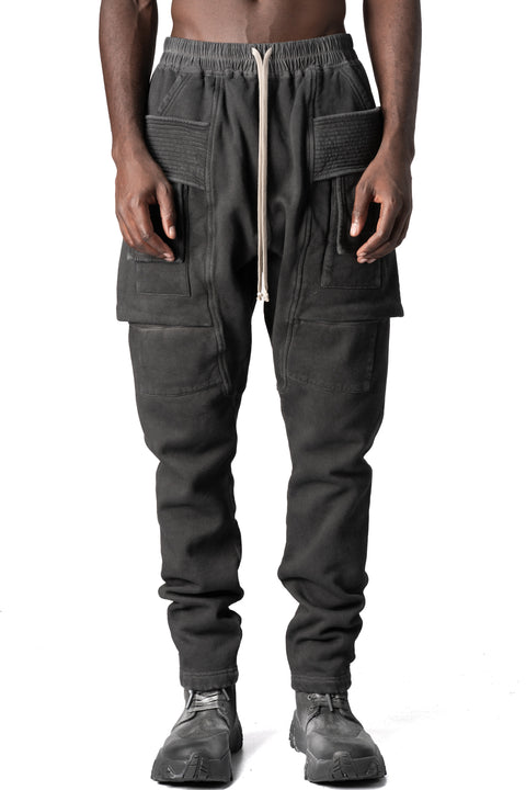 Rick Owens DRKSHDW | AW26 - Creatch Knit Sweatpants, Faded Black DU02F6376FD