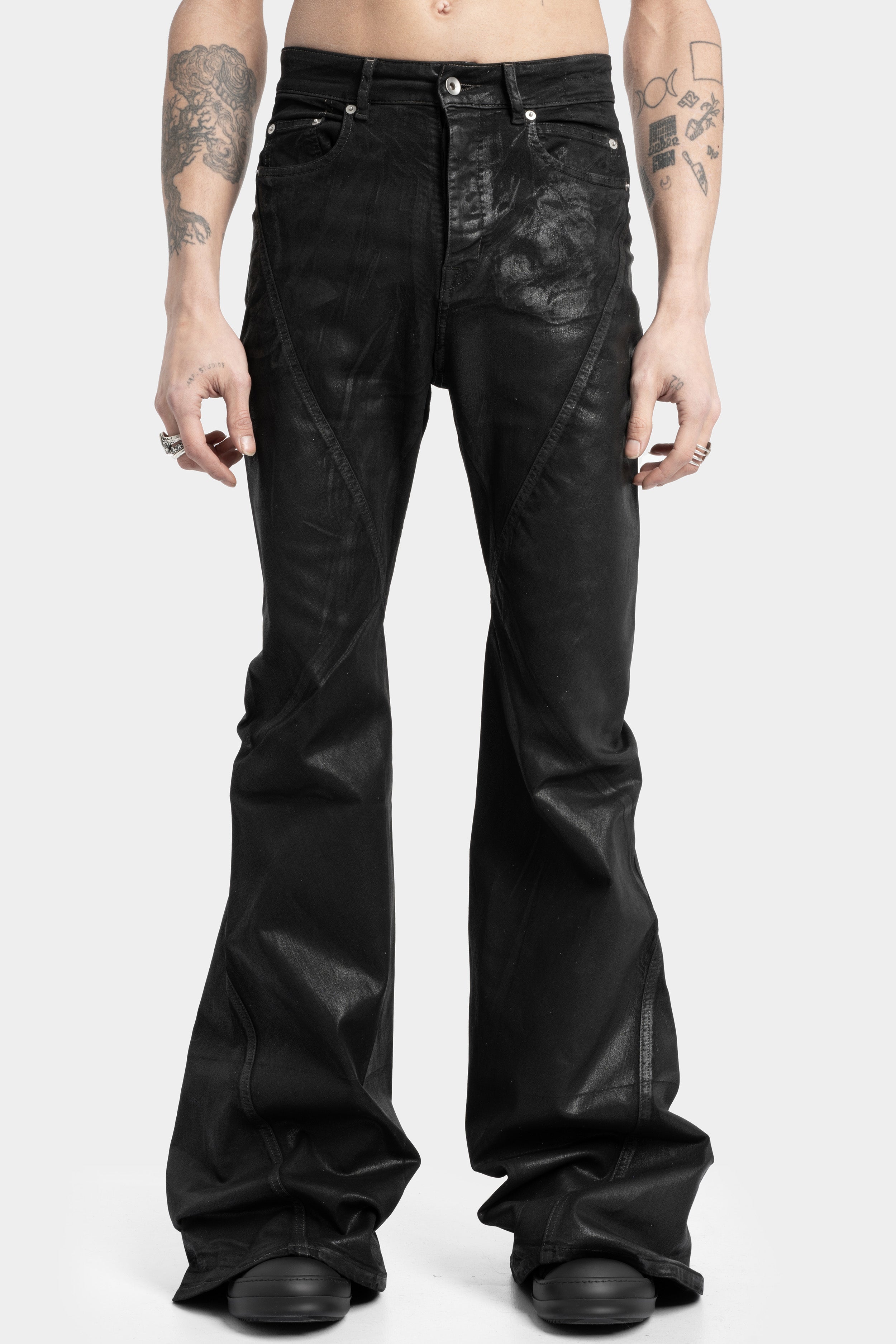 Rick Owens DRKSHDW | SS25 Hollywood - Bias bootcut jeans