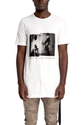 Rick Owens DRKSHDW | SS26 - Level tee, White RN / Rick Piss print DU01F4250 RNEP6P 1109