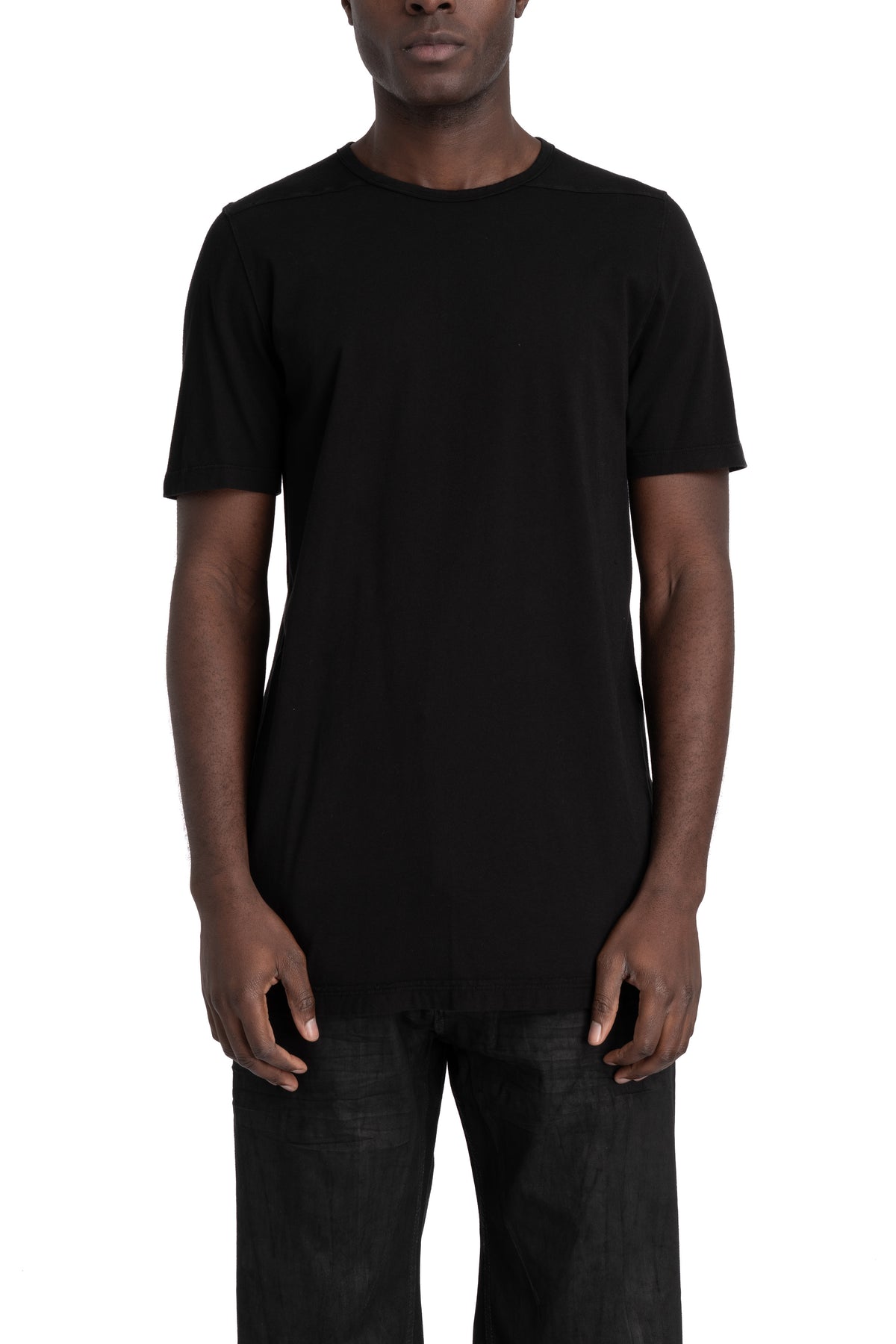 Rick Owens DRKSHDW | SS26 "Temple" - Level tee, RN / Black DU01F4250 RNP 09