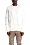 Rick Owens DRKSHDW | SS26 Temple - Crewneck sweatshirt, RNP / White DU01F4279 RNP 11