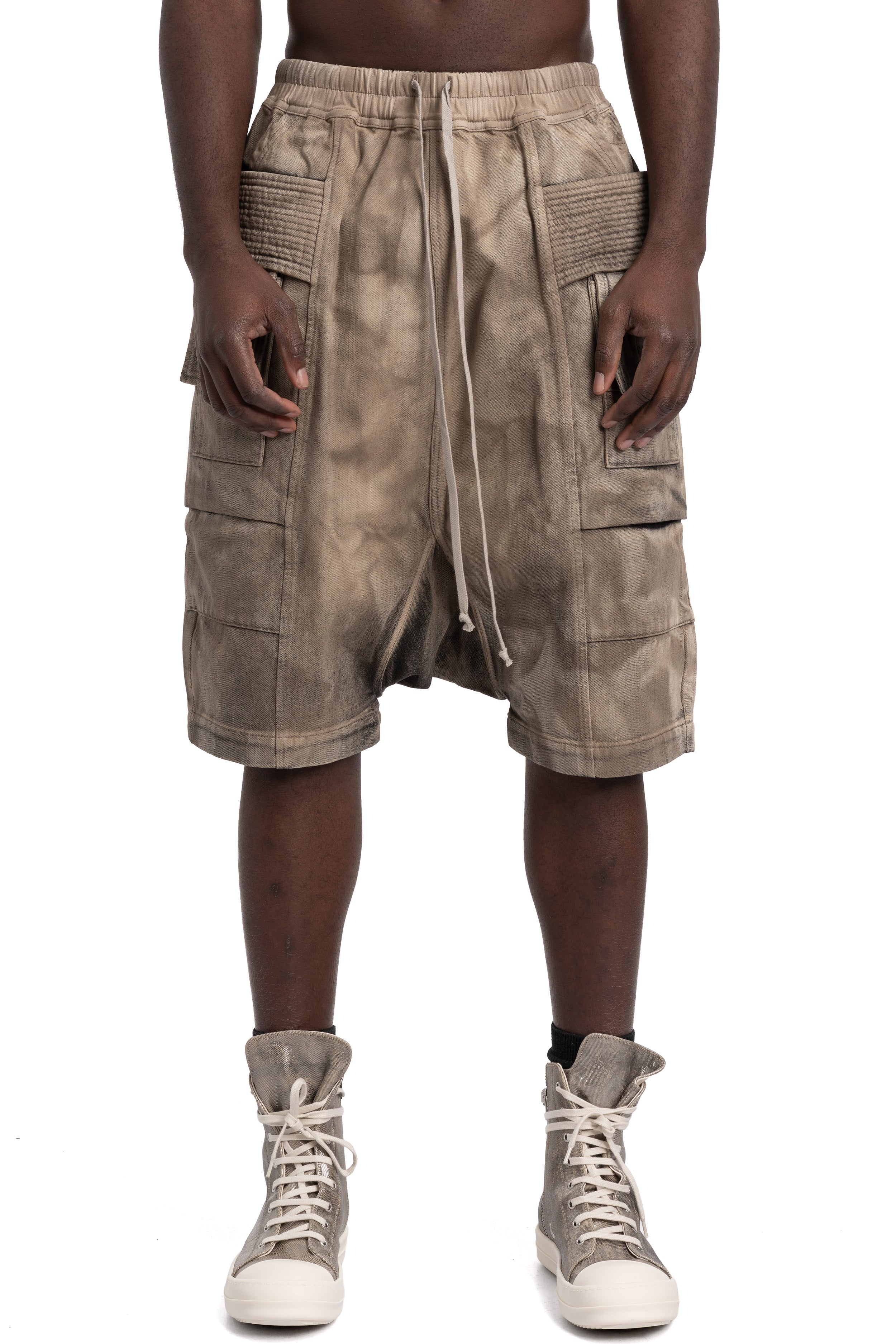Rick Owens DRKSHDW | Cargobela shorts, Dust Washed Denim DU01F4382 