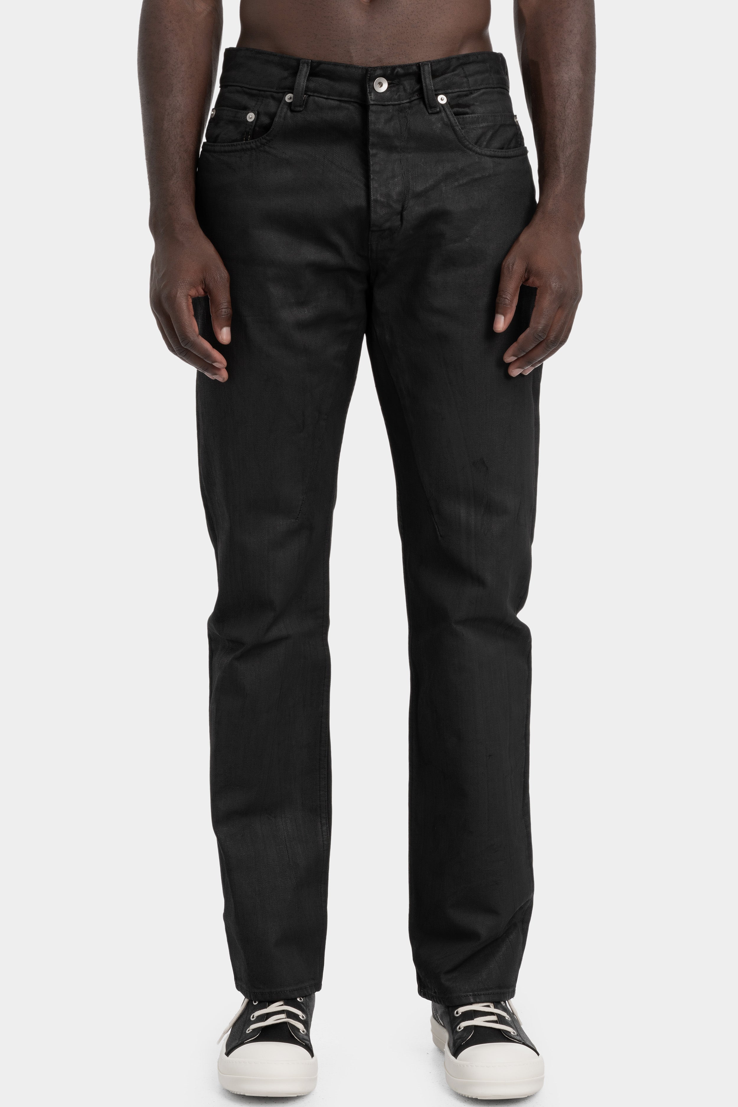 Rick Owens DRKSHDW | AW25 - Fog cut jeans | DU02E7397 BW – ORIMONO.eu