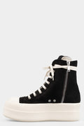 Rick Owens DRKSHDW | AW25 - Double bumper sneakers, BO Black/Milk