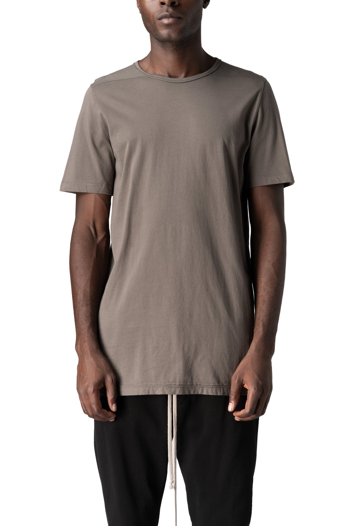 Rick Owens DRKSHDW | AW26 - Level T Knit T-Shirt, Gravel DU02F6250RNP