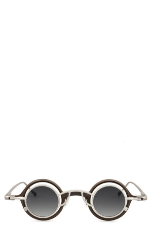 Rigards | Permanent - Round titanium clip-on sunglasses, Bronze RG1911TI