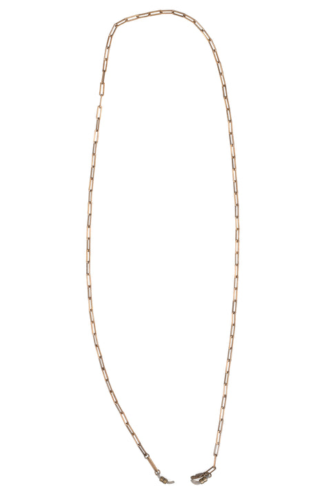 Rigards | Permanent - Copper eyewear chain, Dark Copper AT002
