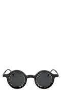 Rigards | Permanent - Round horn sunglasses, Black & White RG1072