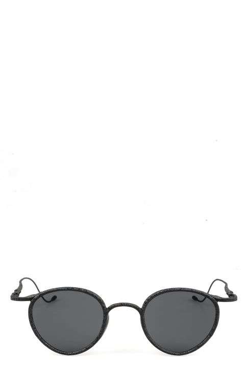 Rigards | Permanent - Round titanium & steel sunglasses Black RG1939ZC