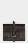 Samoke | AW25 - Folded strap leather wallet, Vintage Brown WLT1