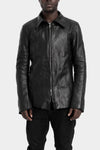 Samoke | AW25 - Wool lined buffalo leather zip jacket, ZIP-JKT-0325