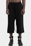Thom Krom | AW25 - Cropped 3/4 pants, Black MST507