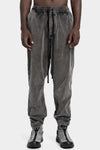 Thom Krom | AW25 - Velvet drawstring pants, Used grey MP16