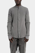 Thom Krom | AW25 - Ribbed jersey cotton shirt, Used grey MTS894