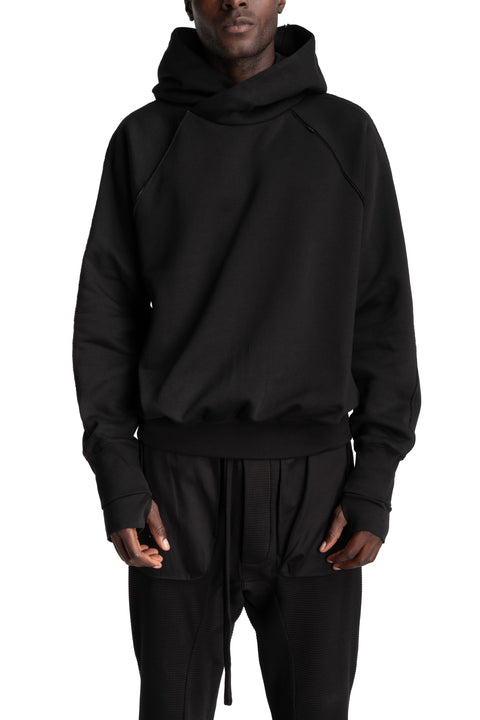 Thom Krom | AW26 - Hooded Sweater, Black MS193