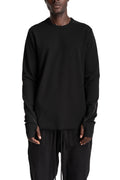 Thom Krom | AW26 - Longsleeve Shirt, Black MTS1001